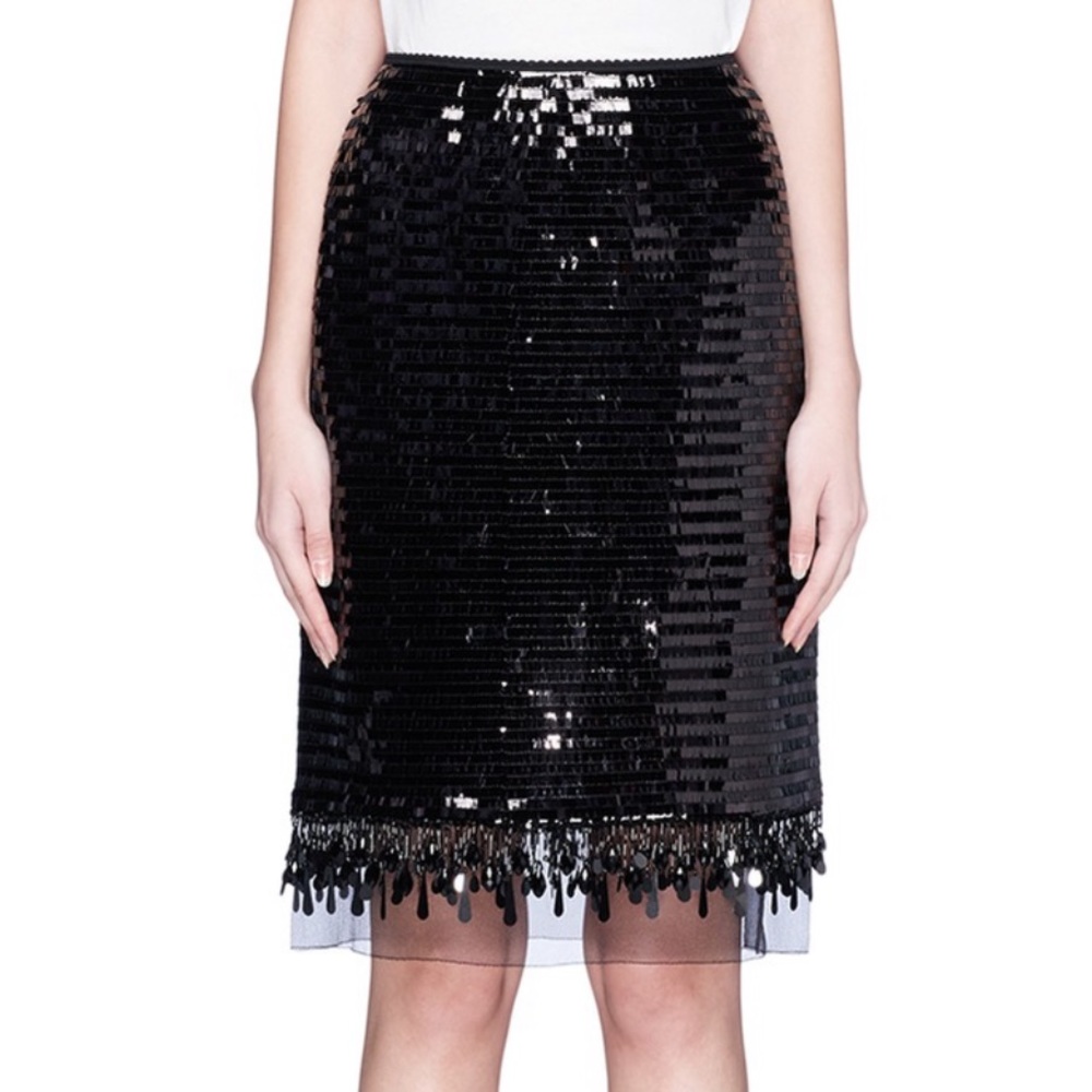 MARC JACOBS Sequin-Embellished Pencil Skirt